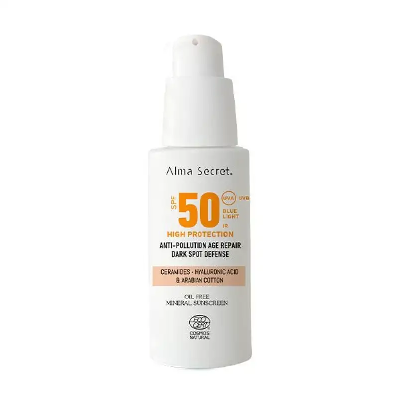  orden skin care Solar Facial Natural Spf50 Alma Secret