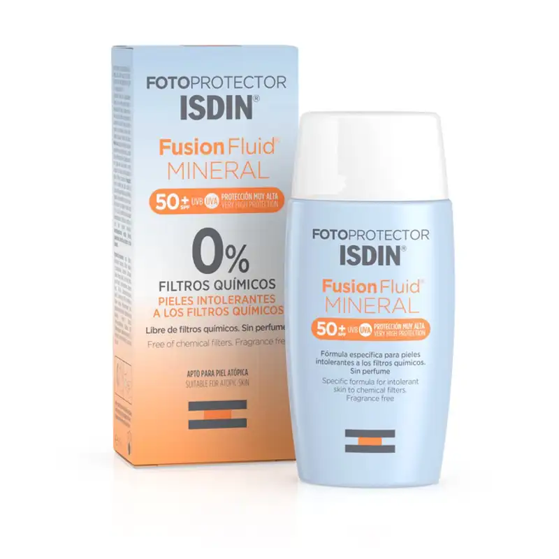 orden skin care Fusion Fluid Mineral Spf 50 Isdin