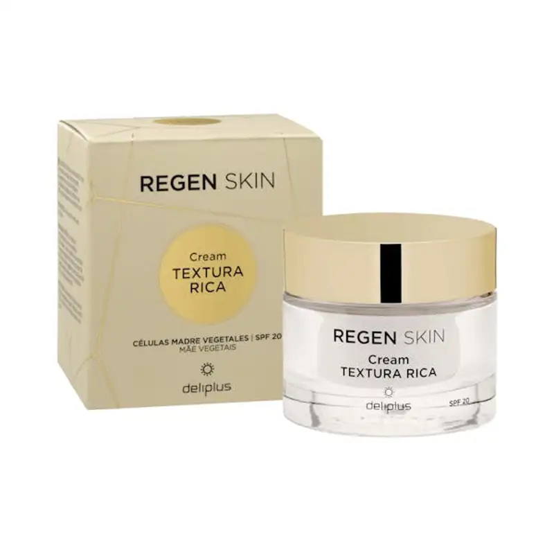 Crema facial día Textura Rica Regen Skin Deliplus SPF 20 