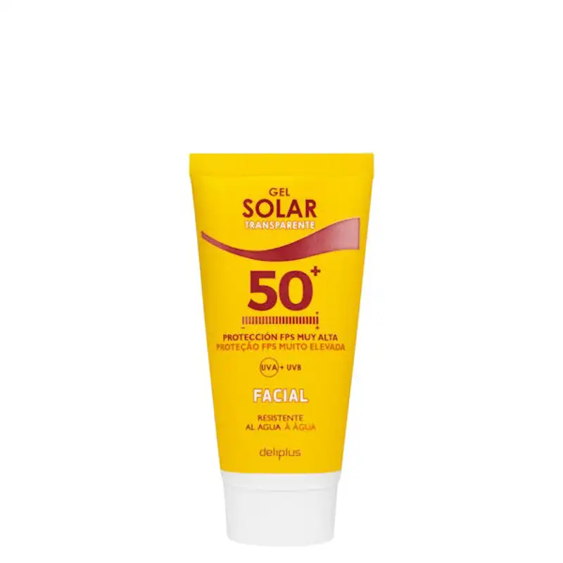 mercadona rutina facial Gel protección solar facial anti-edad Deliplus FPS 50+