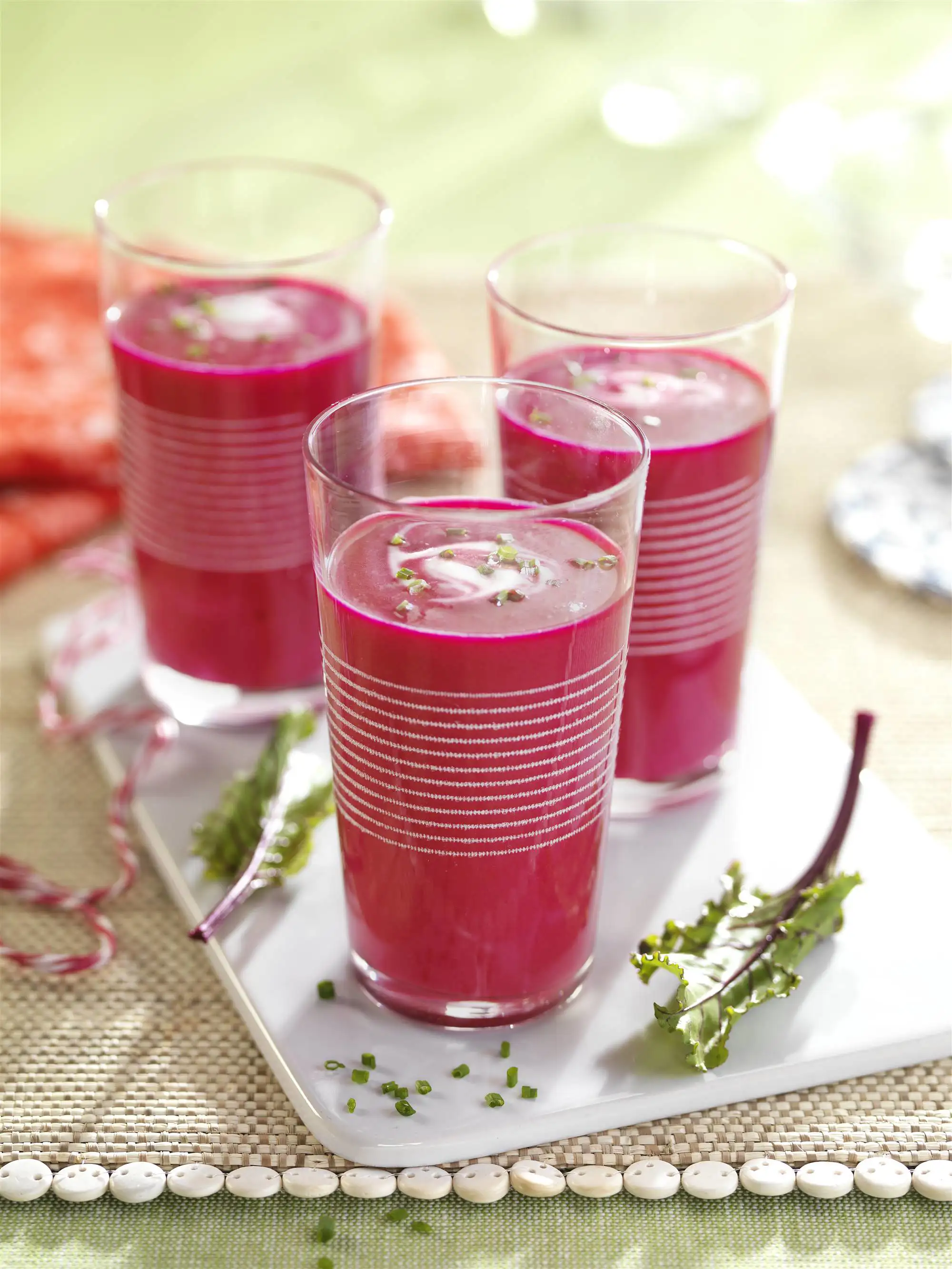 aperitivos fríos Gazpacho de remolacha