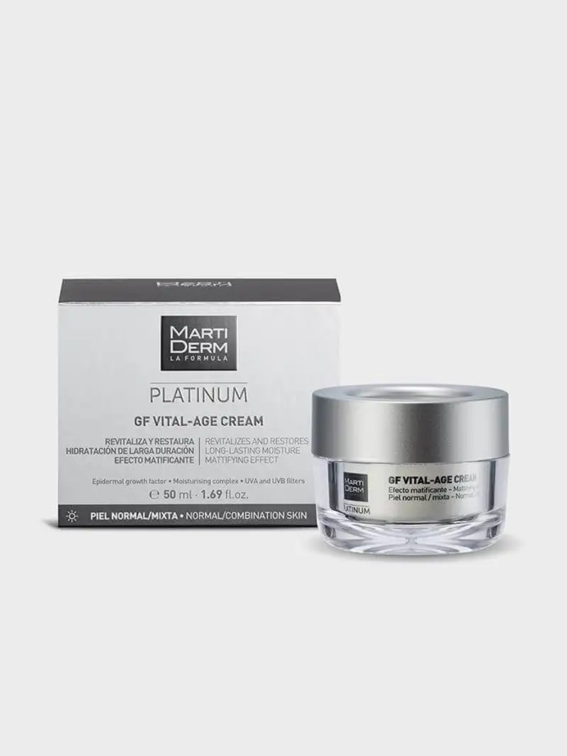 mejores cremas antiedad 50 años de farmacia Martiderm Platinum GF Vital-Age Cream