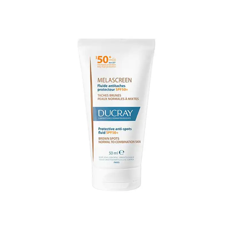 mejores cremas antiedad 50 años de farmacia  Melascreen Fluido Anti-Manchas Spf 50+ ducray 