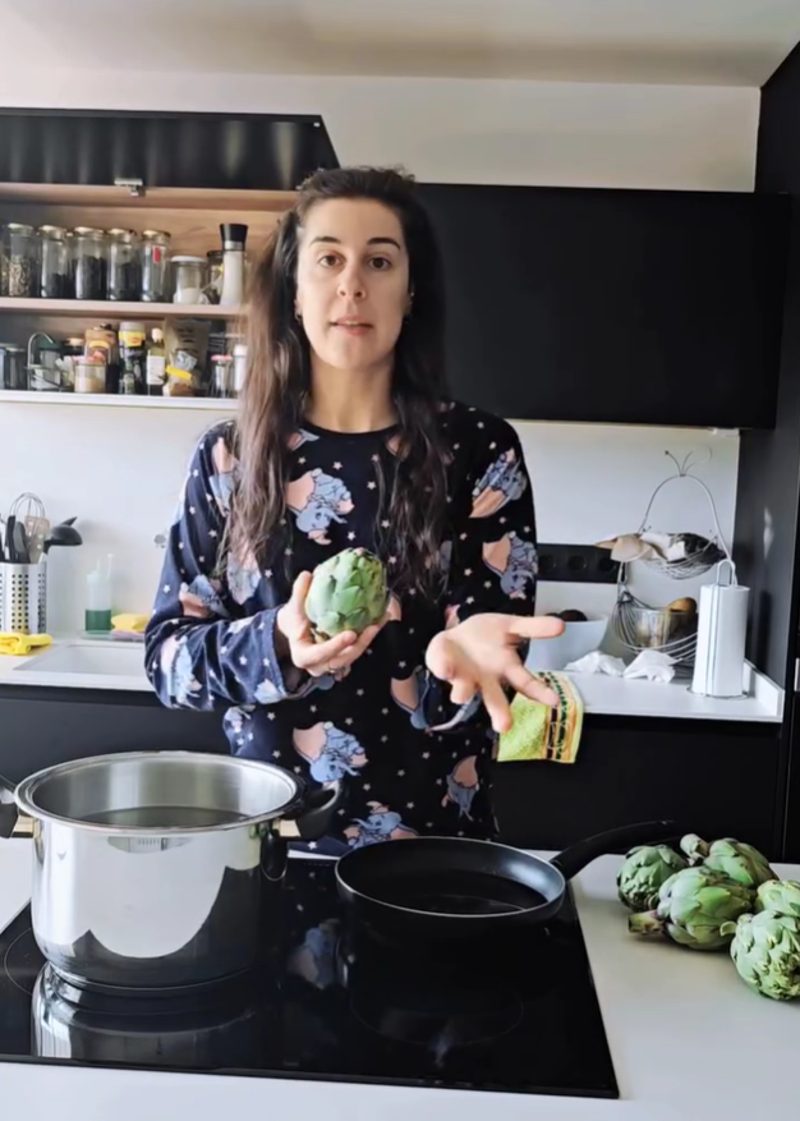Carolina Marín cocina