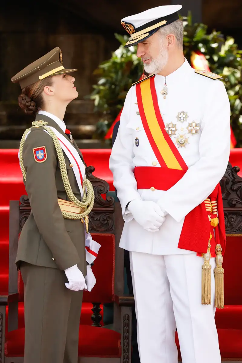 Felipe y Leonor en Marín