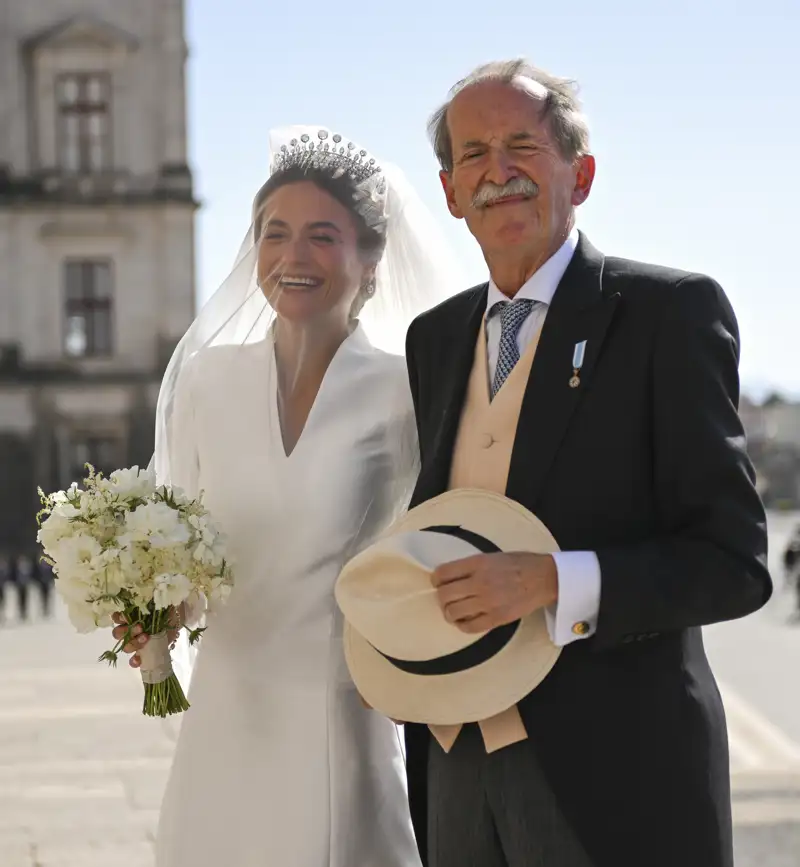 María Francisca y su padre