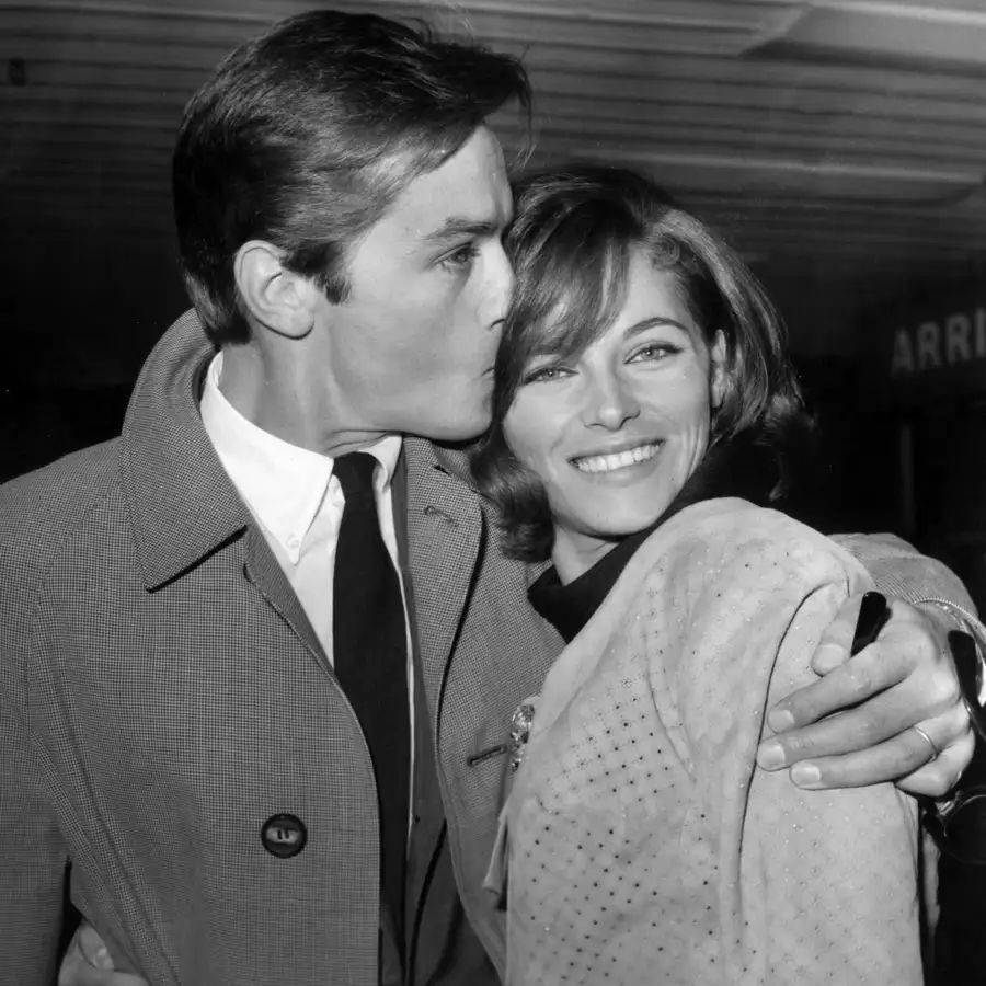 Alain Delon y Nathalie