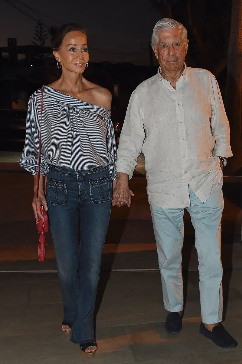 Isabel Preysler y Vargas Llosa en Marbella