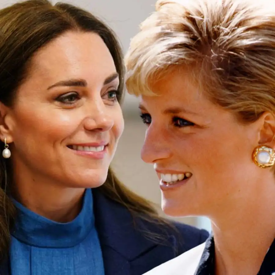 Una experta en comunicación no verbal revela lo que hace a Kate Middleton idéntica a Diana de Gales, su malograda suegra