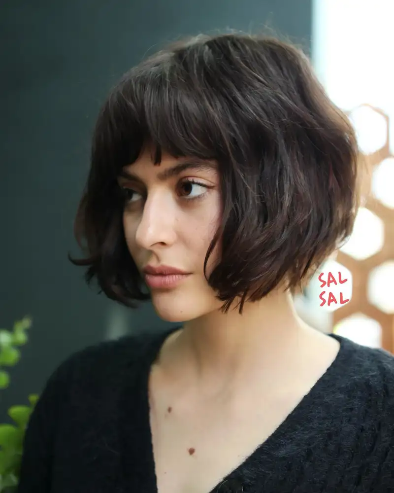 cortes de pelo corto para mujer 2024 French bob