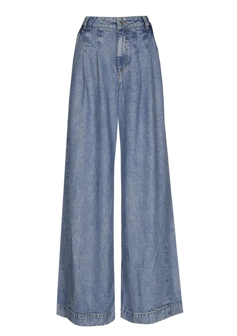 Pantalón palazzo denim de la nueva colección de C&A