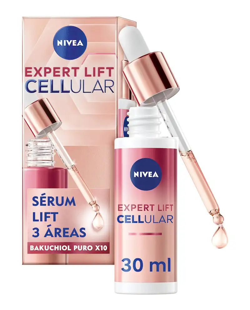 alternativas al retinol Sérum Cellular Expert Lift Bakuchiol 3 Áreas Nivea