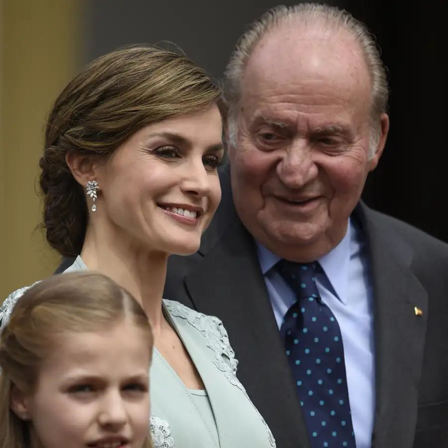 Juan Carlos I y Letizia