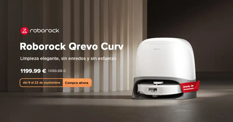 Roborock Qrevo Curv, la revolución en robots de limpieza doméstica