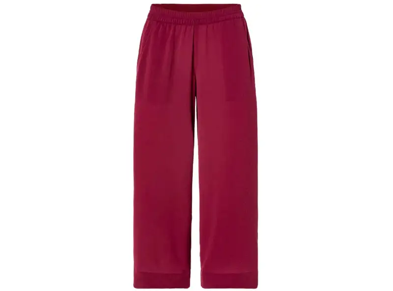 Pantalón rojo burdeos de LIDL