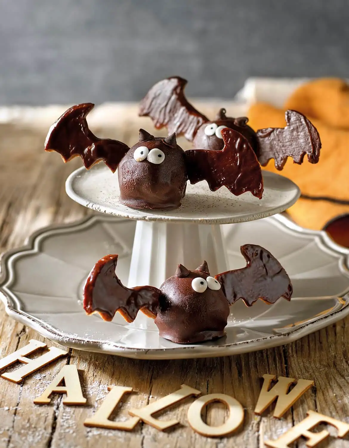 recetas halloween trufas murcielago