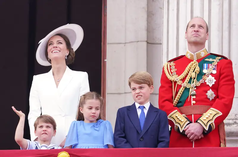 Kate Middleton Guillermo George Charlotte Louis