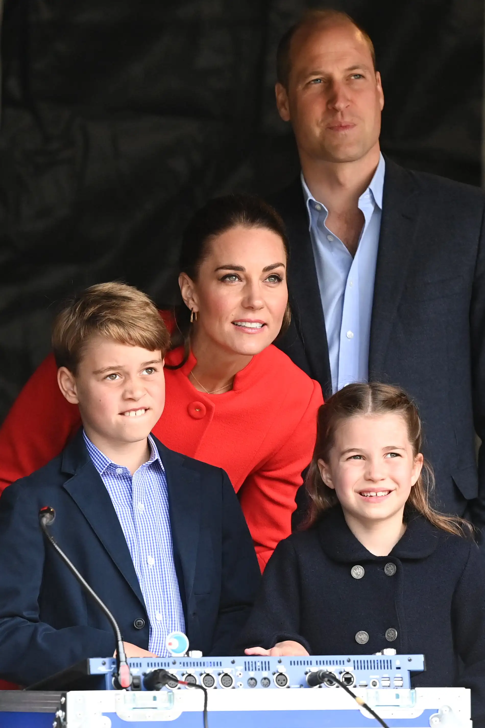 Kate Middleton Guillermo George y Charlotte