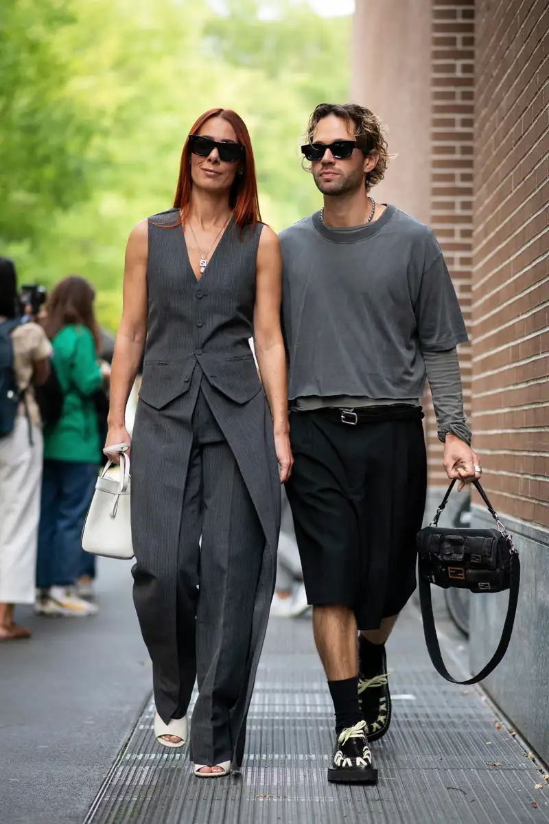 Cómo combinar un chaleco sin mangas en otoño: Look sastre