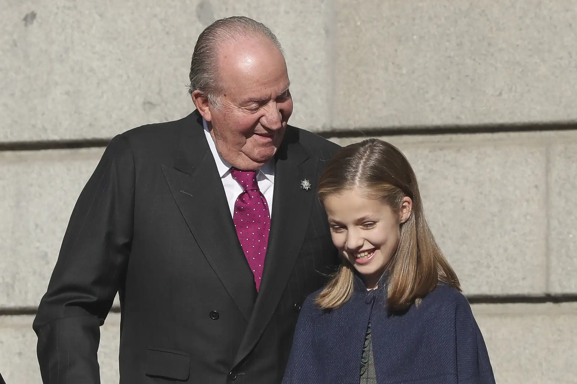 Juan Carlos y Leonor