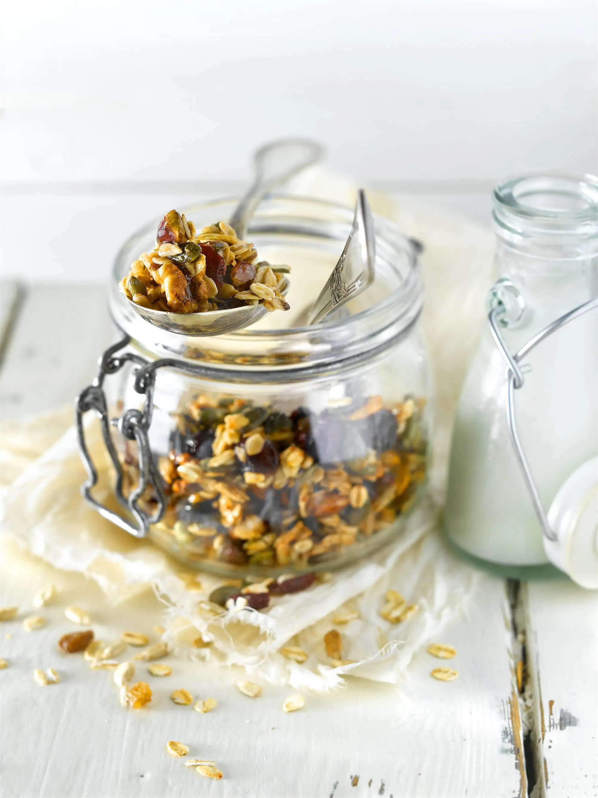 desayunos con avena Granola casera