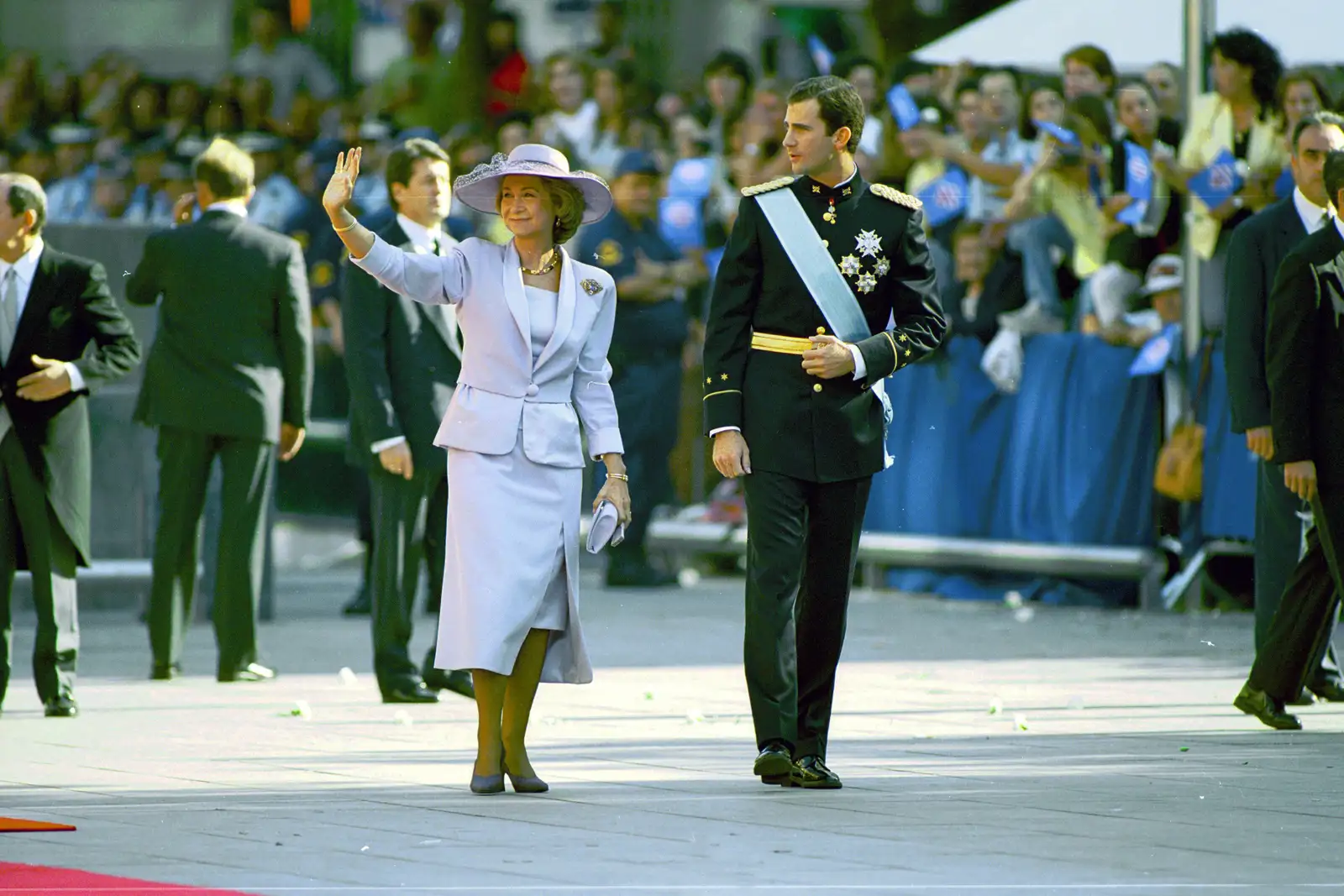 Doña Sofía y Felipe VI