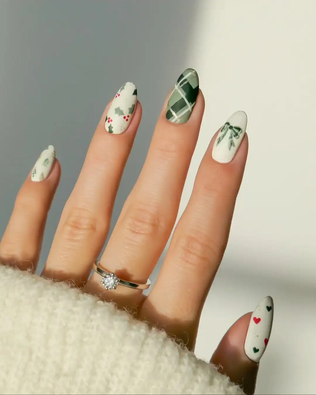 Uñas de Navidad 