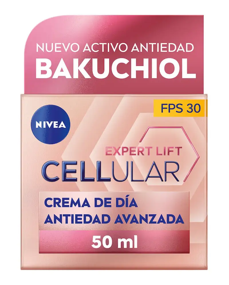 cremas para combatir la flacidez de la cara  Crema De Día Cellular Expert Lift Fp30 Antiedad Nivea