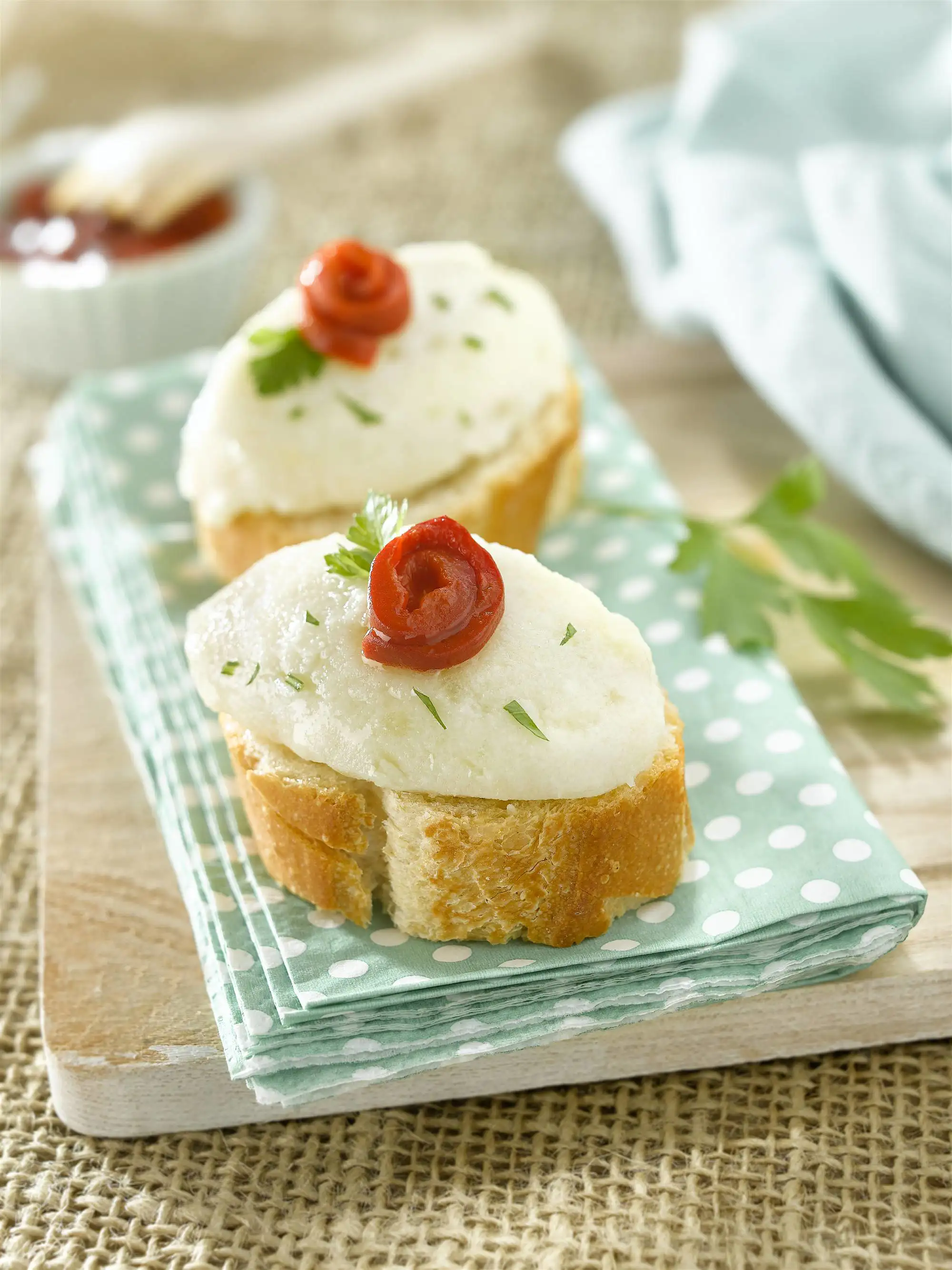 Bocaditos de brandada de bacalao