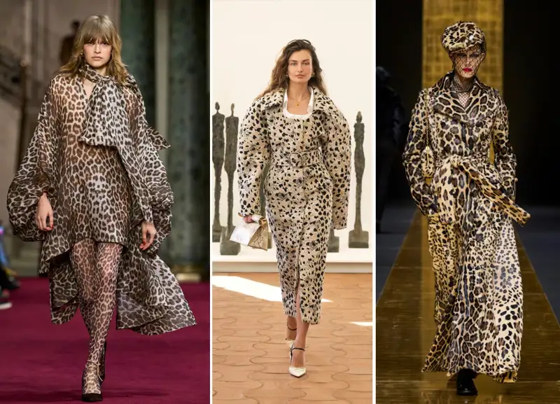 tendencia otono 2024 leopardo pasarelas