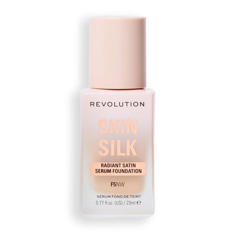 MAKEUP REVOLUTION SKIN SILK BASE DE MAQUILLAJE-SERUM FOUNDATION 