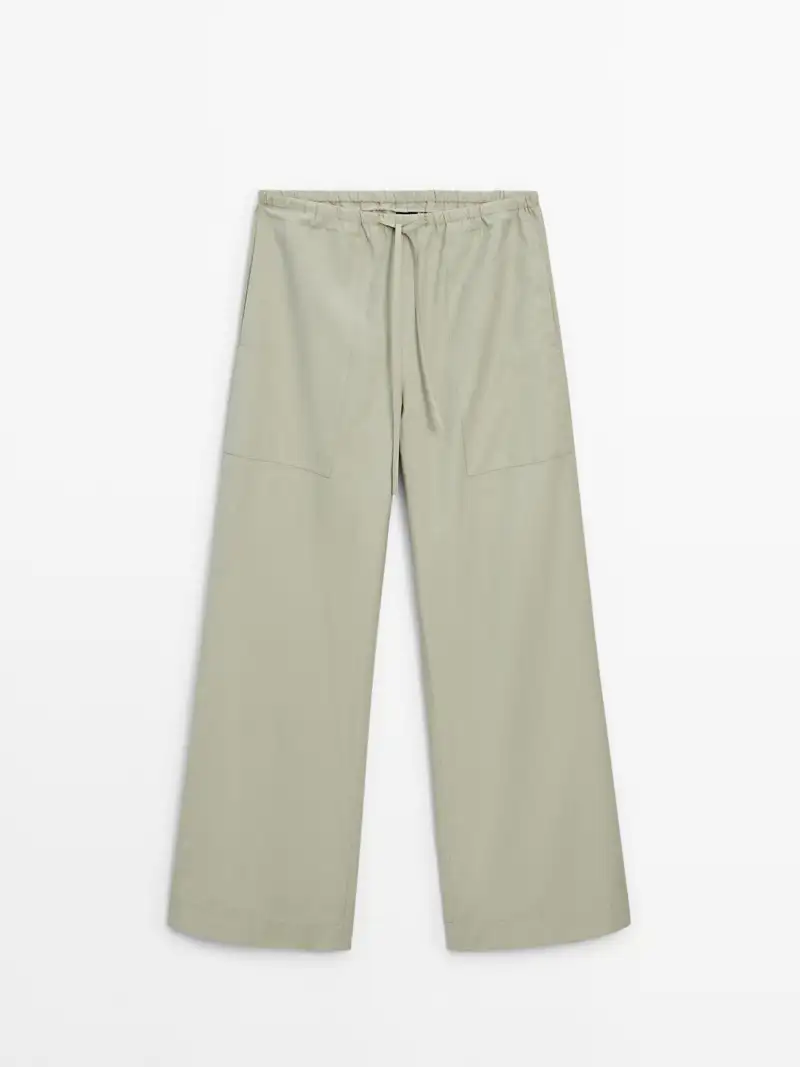 Pantalones holgados Massimo Dutti jogger