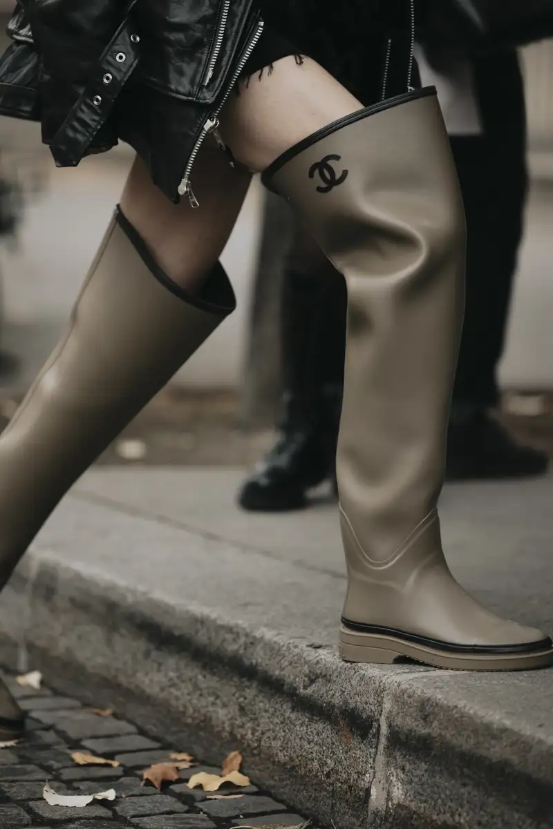 botas agua chanel