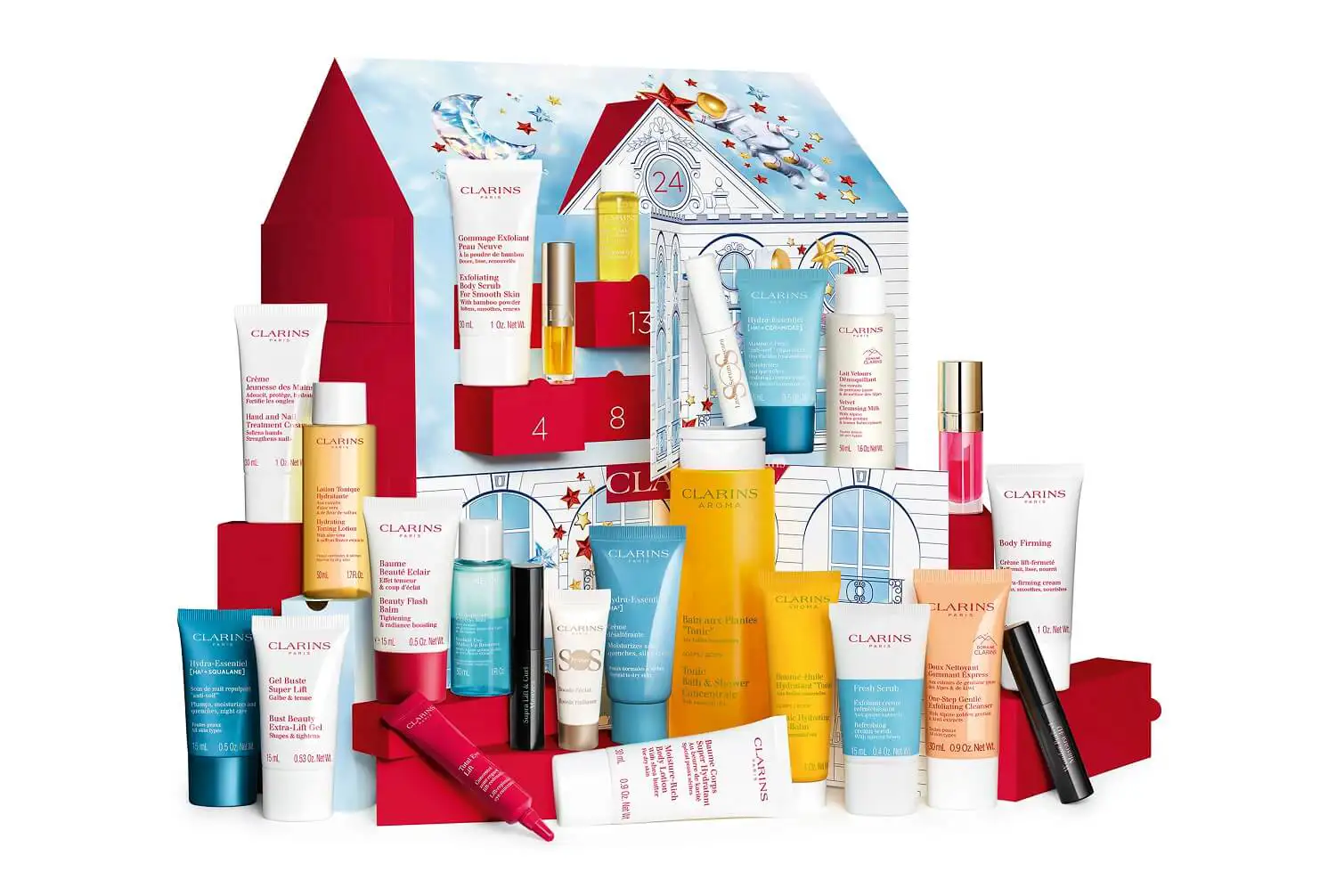 Calendarios de Adviento belleza de Clarins