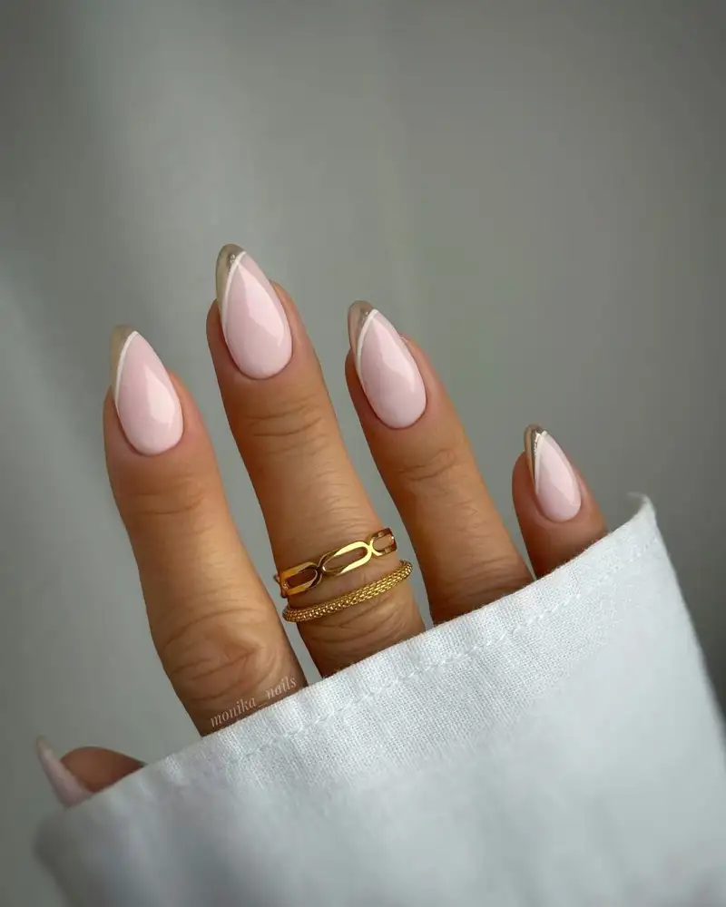 uñas beige