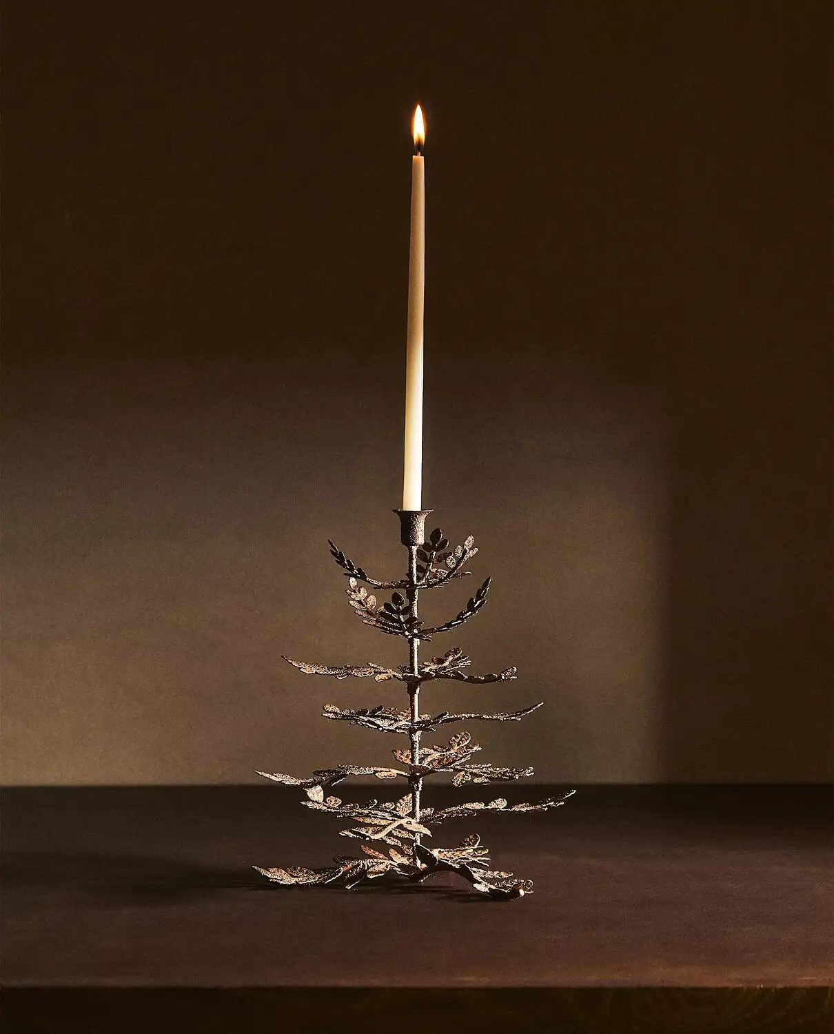 adornos navideños zara home candelabro