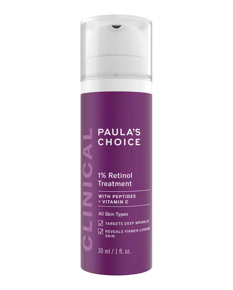 cremas antiedad con retinol y vitamina C  Clinical 1% Retinol Paula's Choice