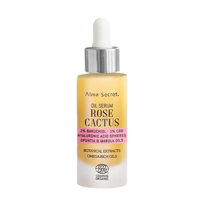  cremas antiedad con retinol y vitamina C Oil Serum Rose Cactus de Alma Secret