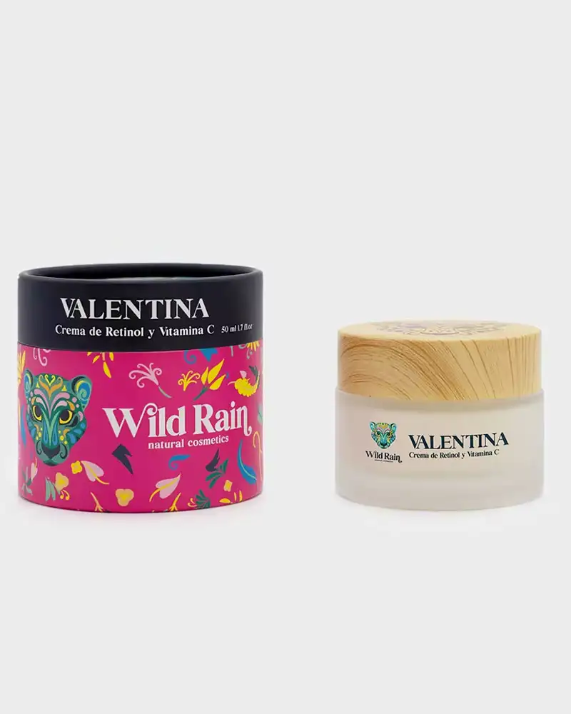 cremas antiedad con retinol y vitamina C   RETINOL Y VITAMINA C DE WILD RAIN COSMETICS