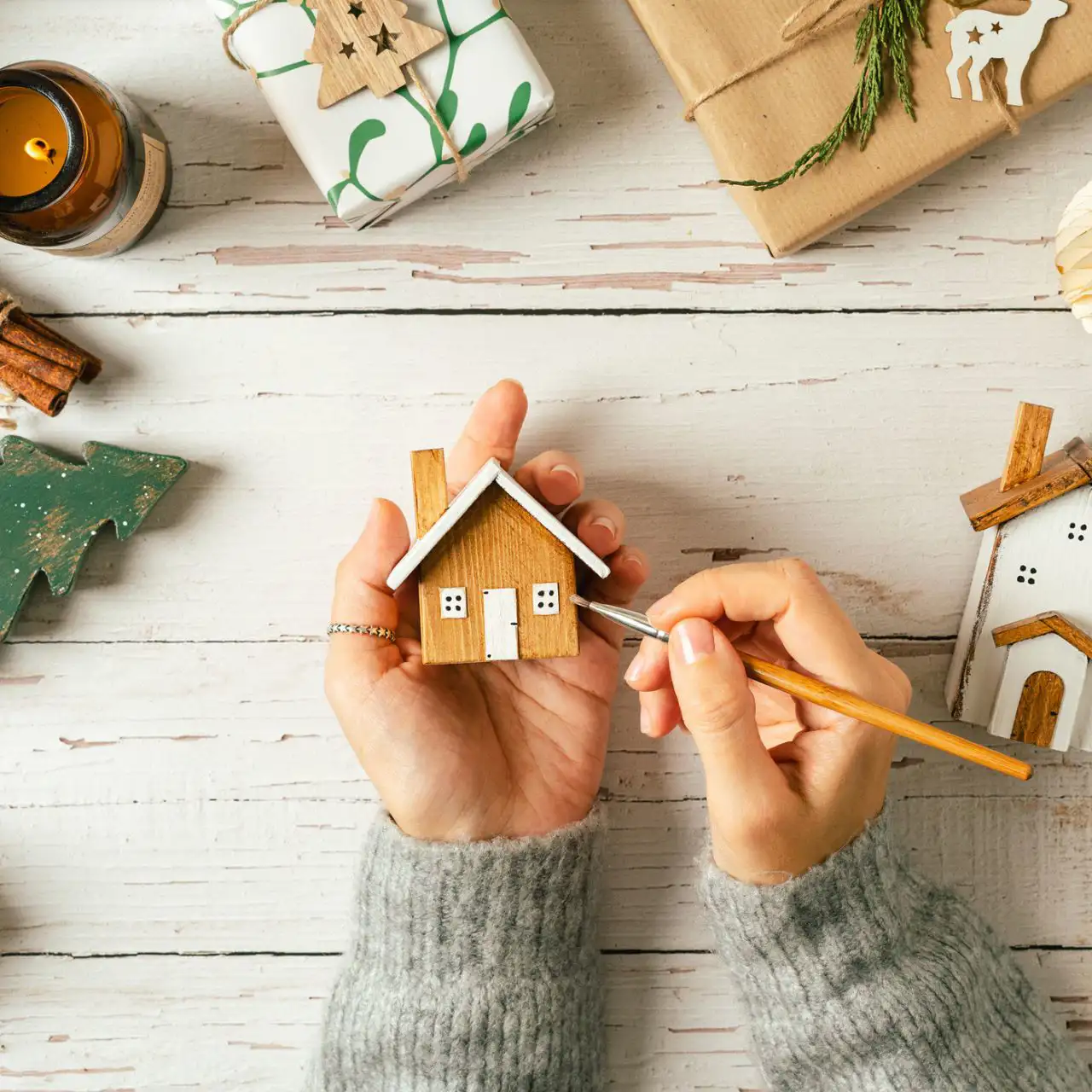 adornos navideños caseros