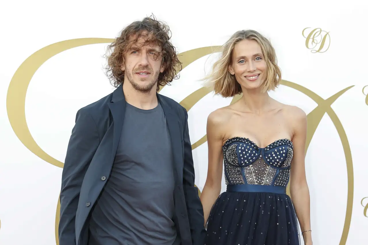 Vanesa Lorenzo y Carles Puyol