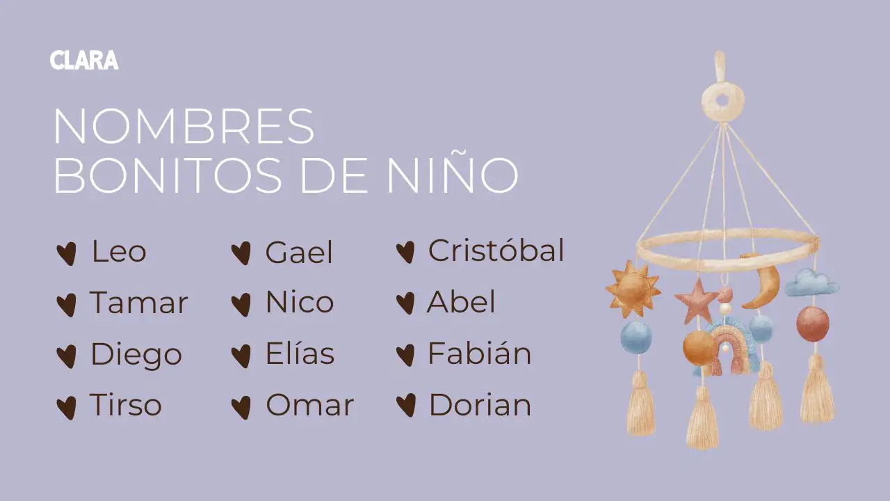 nombres bonitos de niño