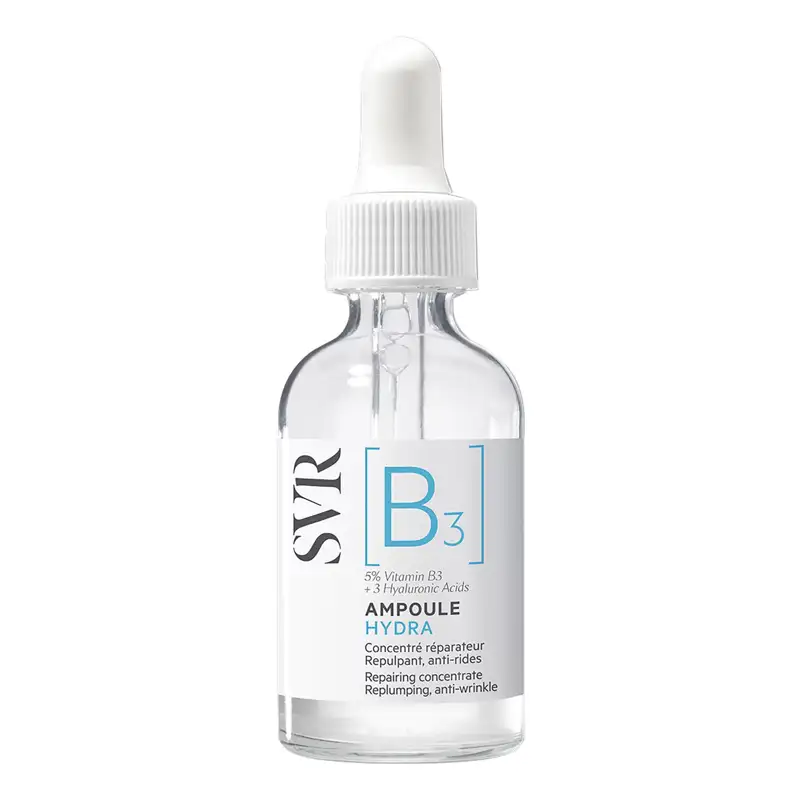 sérums con niacinamida y ácido hialurónico AMPOULE [B3] Hydra de SVR