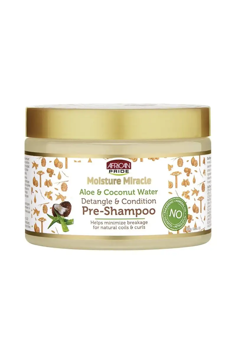 Moinsture Miracle pre-poo de aloe y coco de African Pride