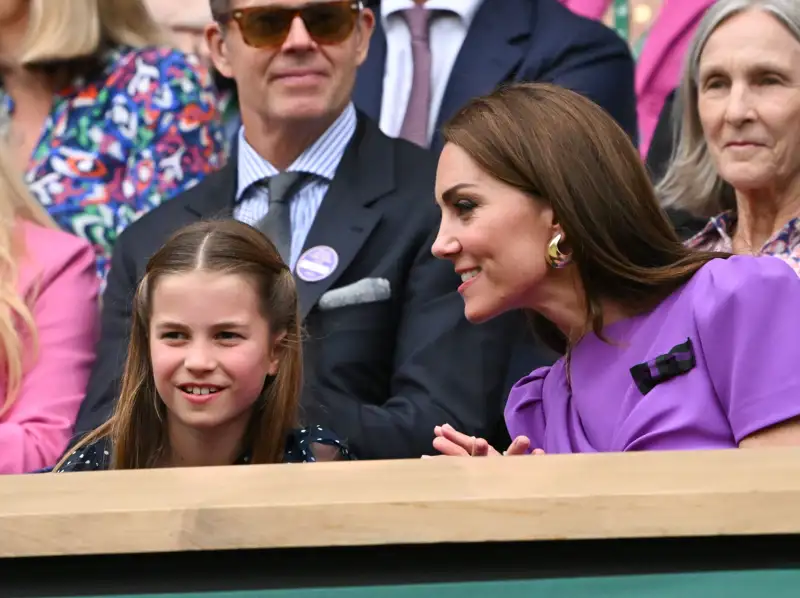 Charlotte y Kate Middleton