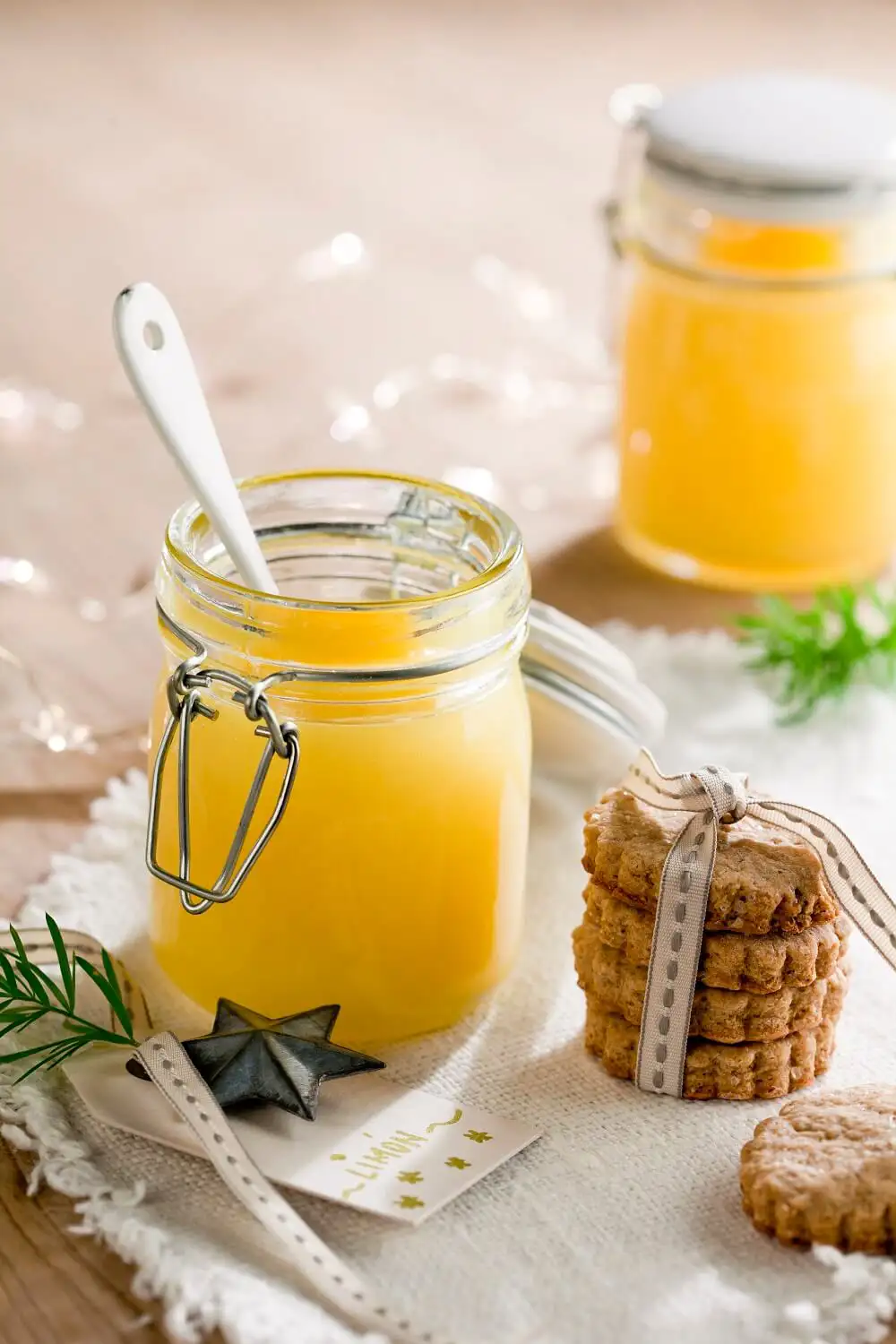 Galletas con crema de limón