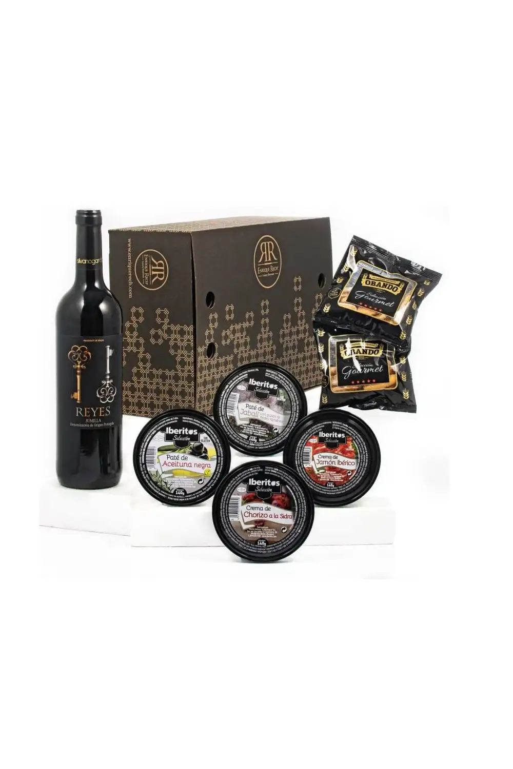 regalos gourmet originales surtido pates vino