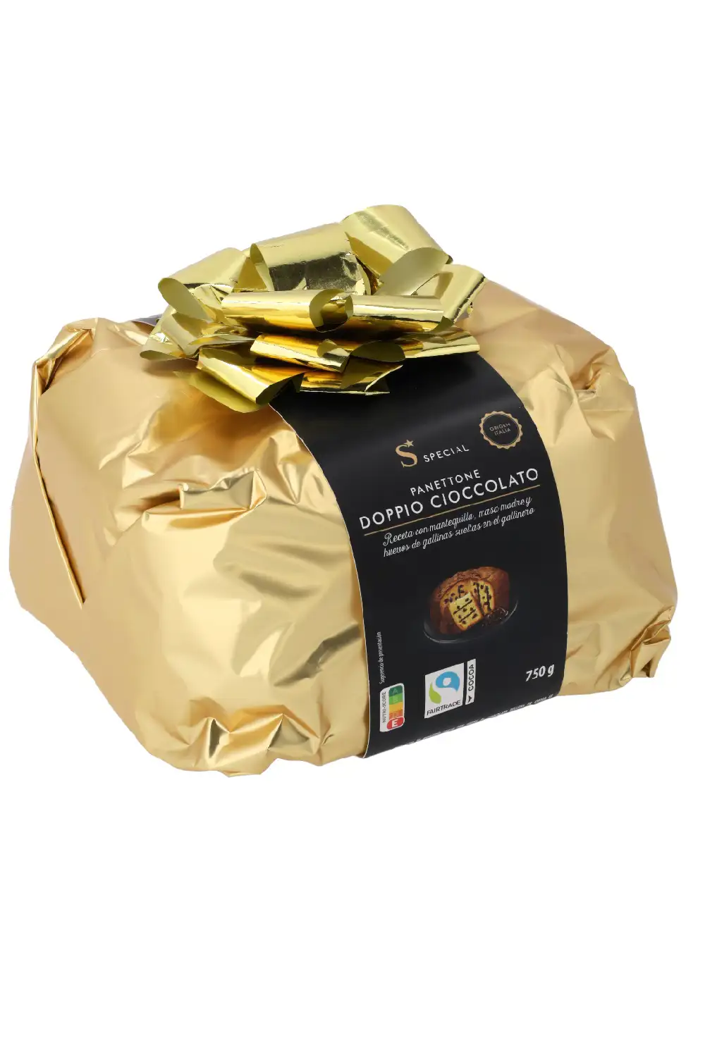 regalos gourmet originales panettone italiano con chocolate aldi