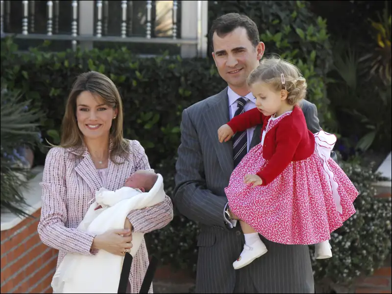 Letizia Felipe Leonor y Sofía en 2007