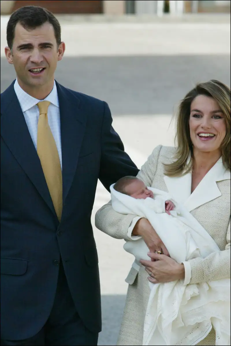 Letizia, Felipe y Leonor 2005